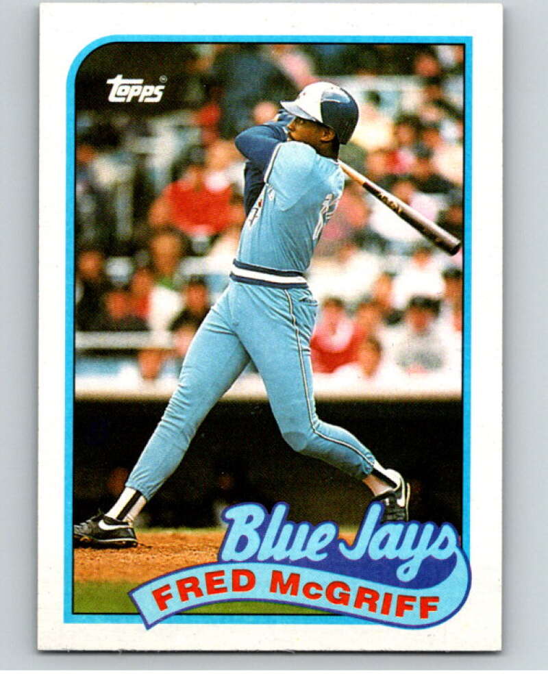 1989 Topps Baseball #745 Fred McGriff Toronto Blue Jays Image 1