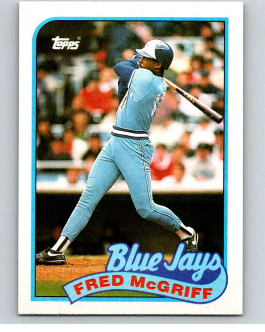 1989 Topps Baseball #745 Fred McGriff  Toronto Blue Jays  Image 1