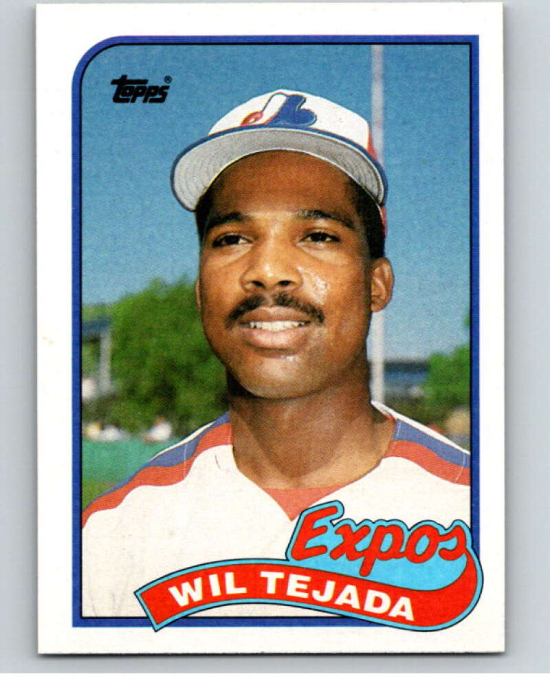 1989 Topps Baseball #747 Wilfredo Tejada Montreal Expos Image 1