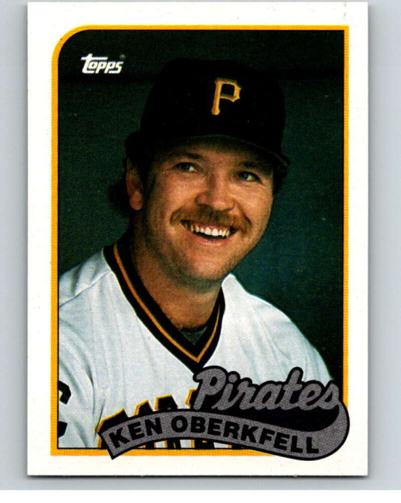 1989 Topps Baseball #751 Ken Oberkfell Pittsburgh Pirates Image 1