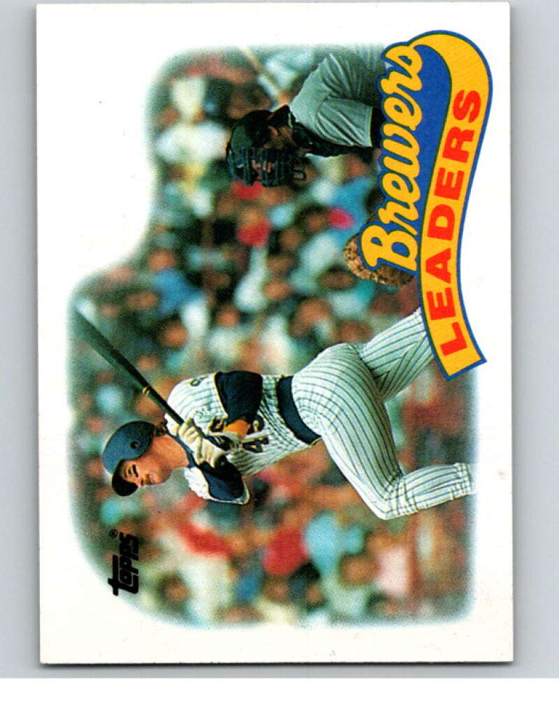 1989 Topps Baseball #759 Rob Deer Milwaukee Brewers TL Milwaukee Brewers Image 1