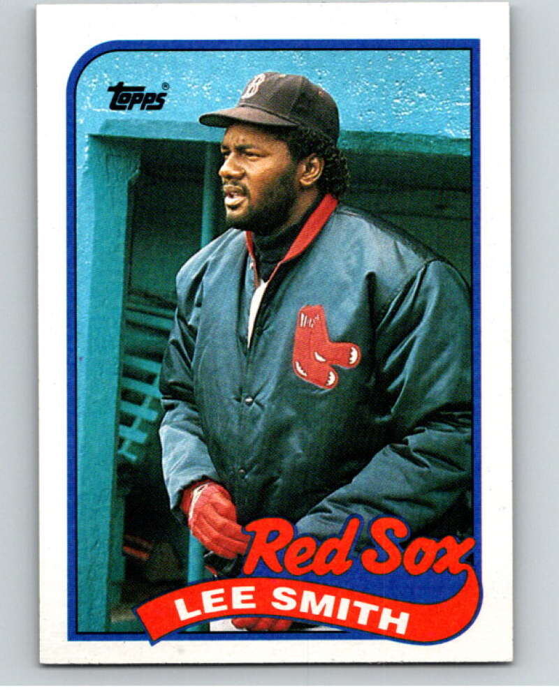 1989 Topps Baseball #760 Lee Smith Boston Red Sox Image 1