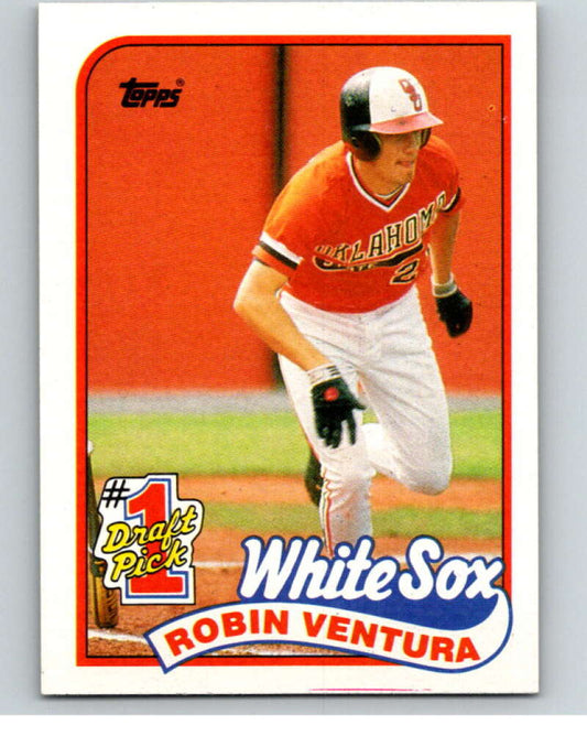 1989 Topps Baseball #764 Robin Ventura  RC Rookie Chicago White Sox  Image 1