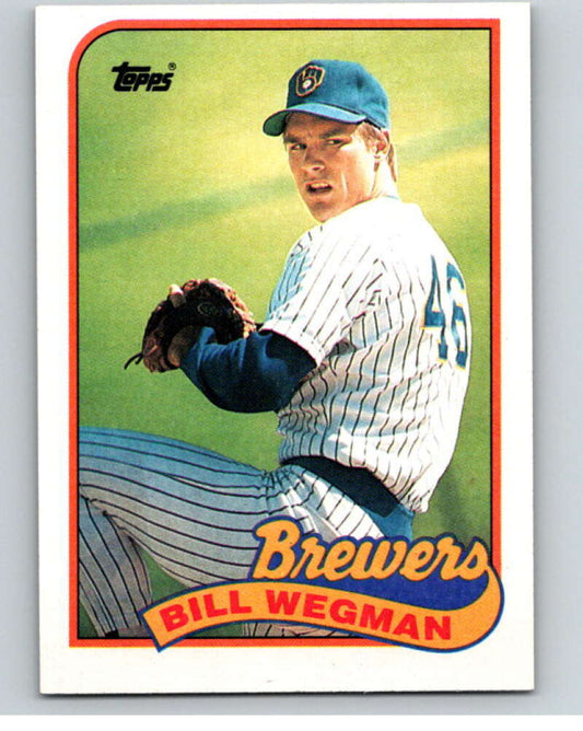 1989 Topps Baseball #768 Bill Wegman  Milwaukee Brewers  Image 1