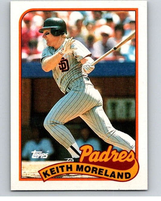 1989 Topps Baseball #773 Keith Moreland  San Diego Padres  Image 1