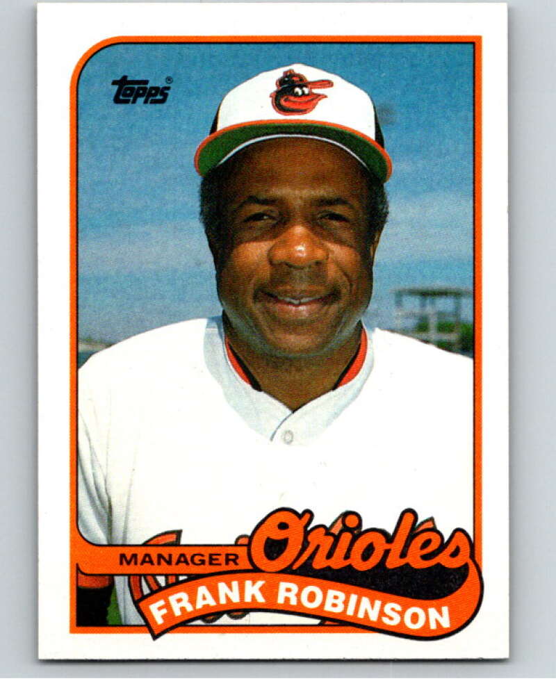 1989 Topps Baseball #774 Frank Robinson MG Baltimore Orioles Image 1