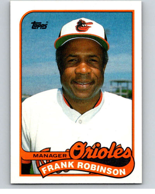 1989 Topps Baseball #774 Frank Robinson MG  Baltimore Orioles  Image 1