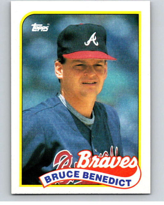 1989 Topps Baseball #778 Bruce Benedict  Atlanta Braves  Image 1