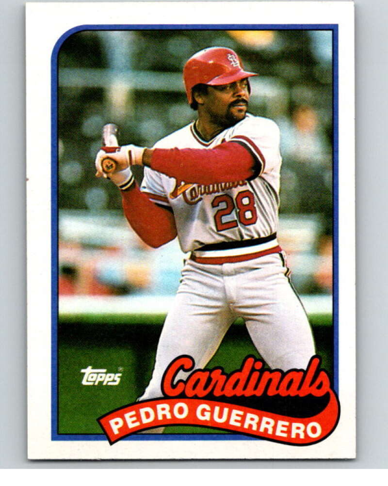 1989 Topps Baseball #780 Pedro Guerrero St. Louis Cardinals Image 1