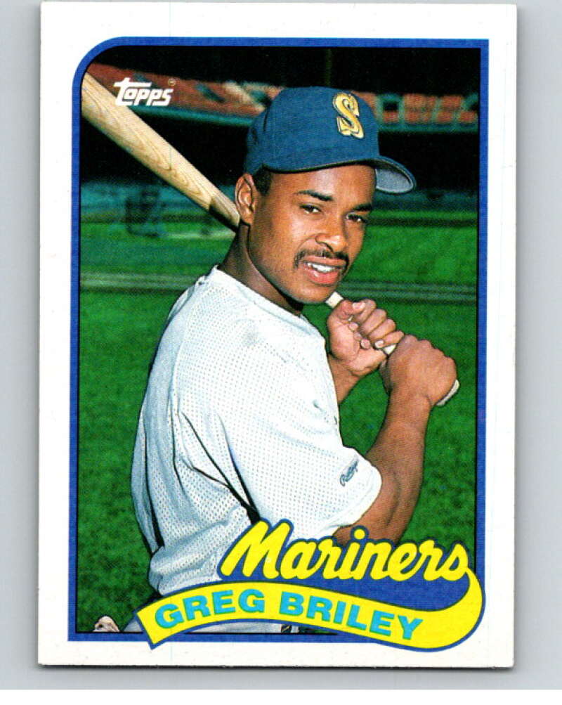 1989 Topps Baseball #781 Greg Briley RC Rookie Seattle Mariners Image 1