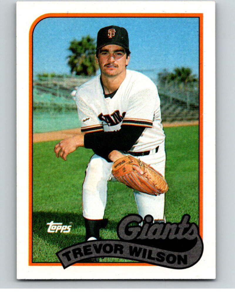 1989 Topps Baseball #783 Trevor Wilson RC Rookie San Francisco Giants Image 1