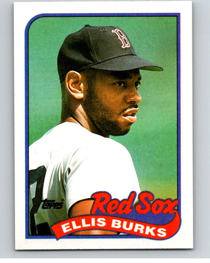 1989 Topps Baseball #785 Ellis Burks Boston Red Sox Image 1