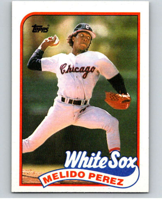 1989 Topps Baseball #786 Melido Perez  Chicago White Sox  Image 1