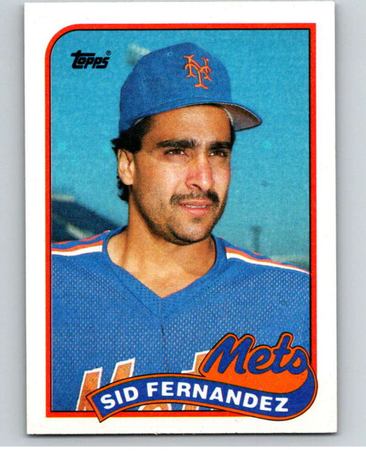 1989 Topps Baseball #790 Sid Fernandez  New York Mets  Image 1