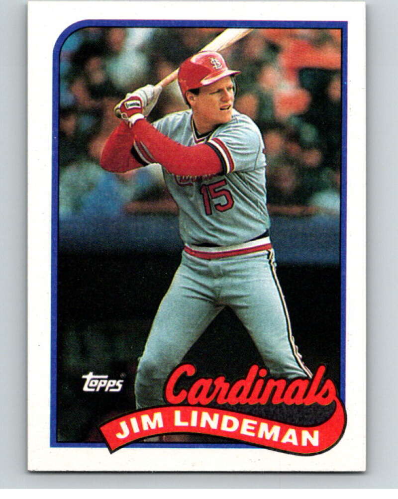 1989 Topps Baseball #791 Jim Lindeman St. Louis Cardinals Image 1