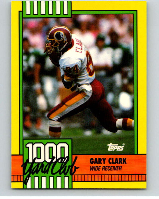 1990 Topps Football 1000 Yard Club (Two Asterisks) #14 Gary Clark  Image 1