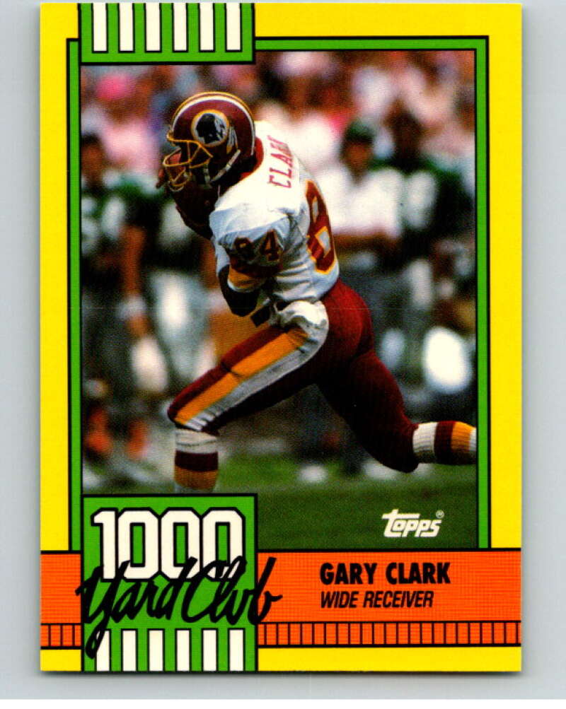 1990 Topps Football 1000 Yard Club (Two Asterisks) #14 Gary Clark Image 1