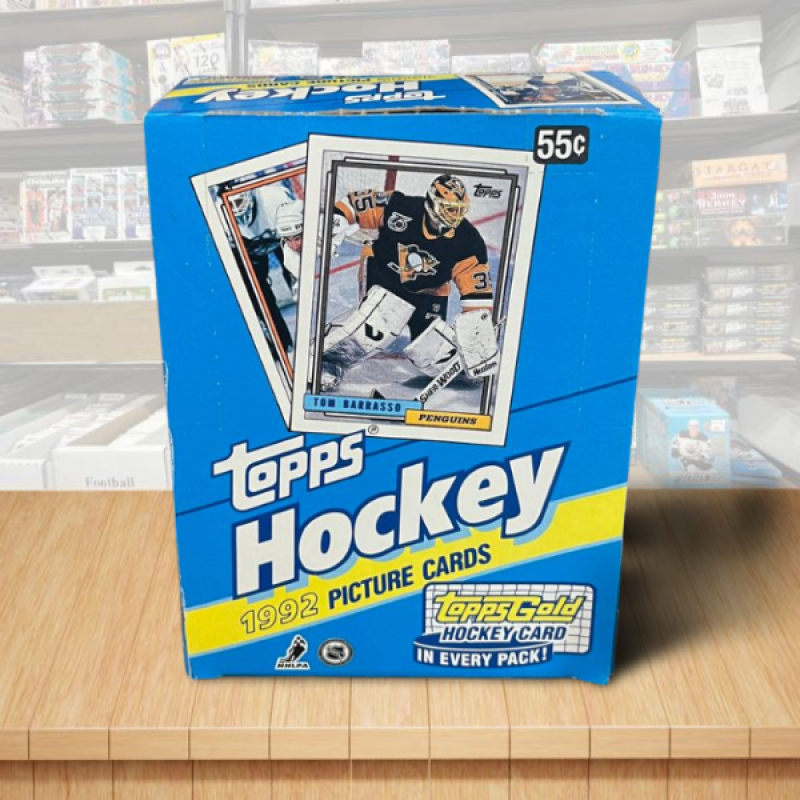 1992-93 Topps Hockey Hobby Wax Box - Gold Card in Every Pack! Image 1