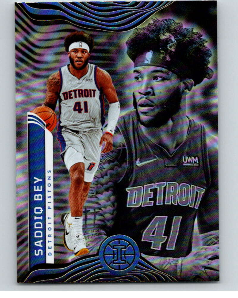 2021-22 Panini Illusions #44 Saddiq Bey Detroit Pistons V86632 Image 1