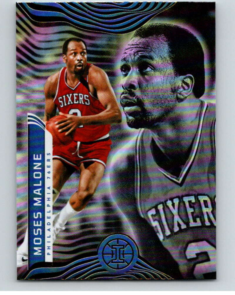 2021-22 Panini Illusions #132 Moses Malone Philadelphia 76ers V86671 Image 1