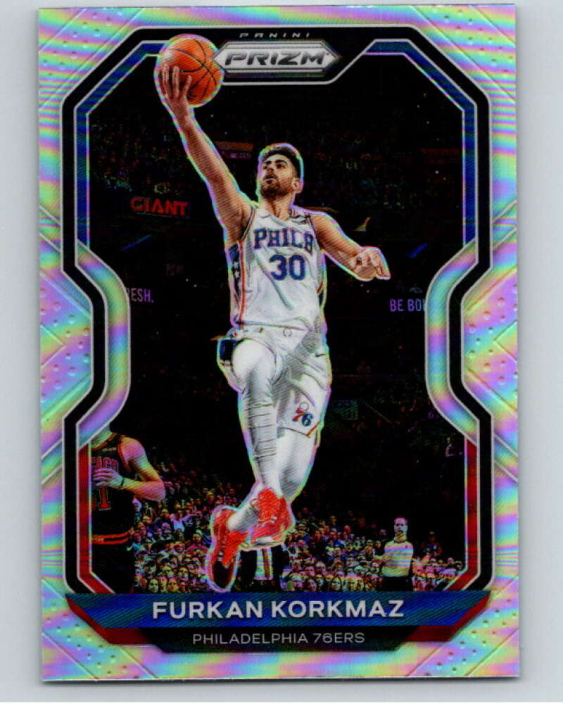 2020-21 Panini Prizm Basketball #160 Furkan Korkmaz 76ers V86699 Image 1