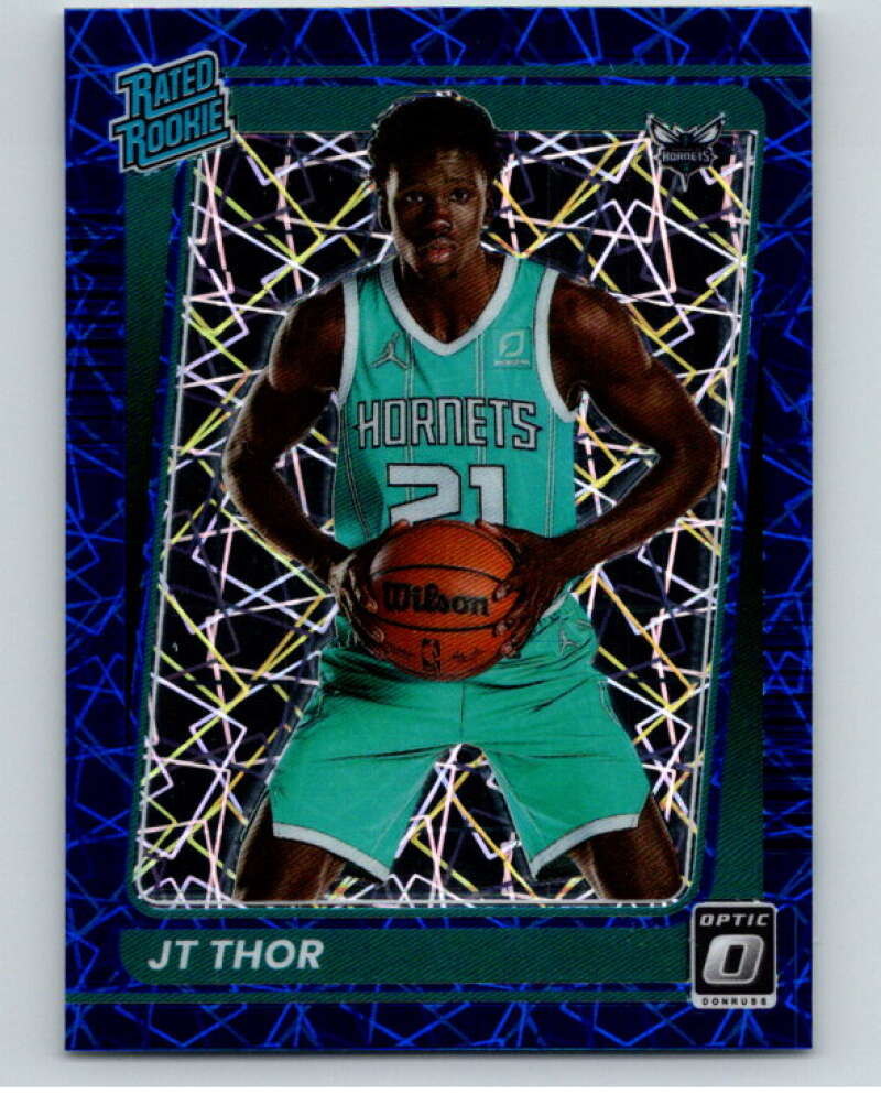 2021-22 Donruss Optic Blue Velocity #172 JT Thor Rookie V86722 Image 1