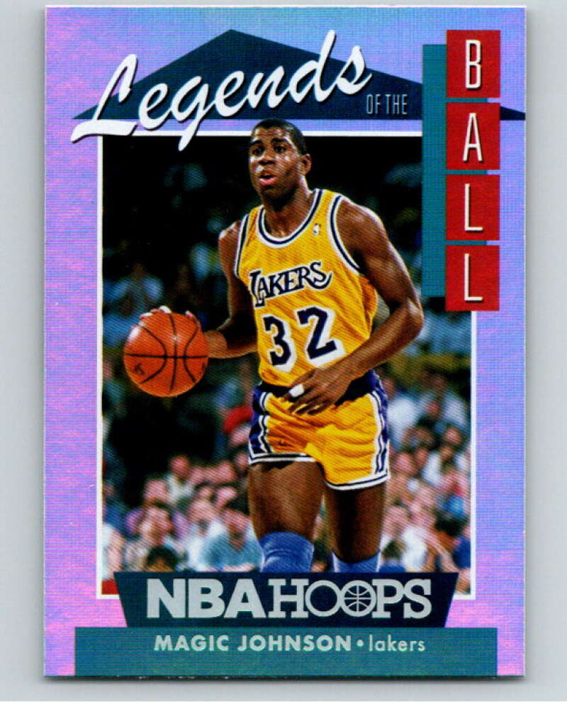 2018-19 Panini Hoops Legends of the Ball #4 Magic Johnson V86724 Image 1