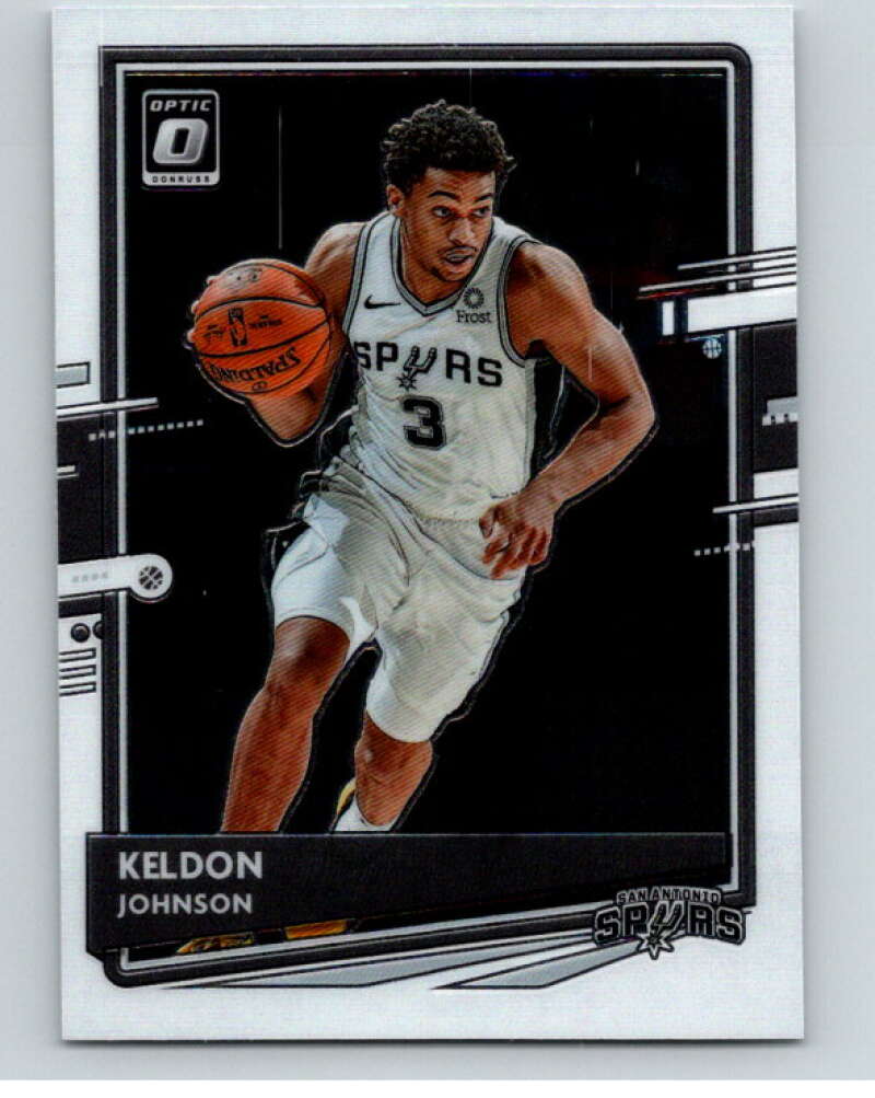 2020-21 Donruss Optic #10 Keldon Johnson San Antonio Spurs V86728 Image 1