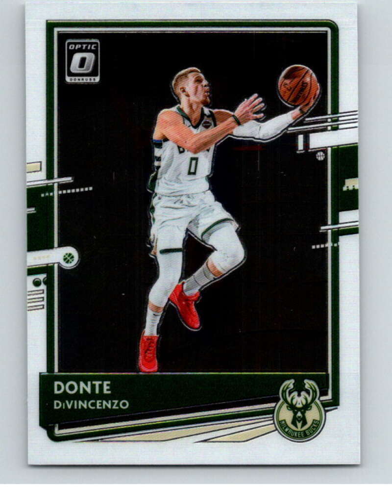 2020-21 Donruss Optic #68 Donte DiVincenzo Milwaukee Bucks V86757 Image 1