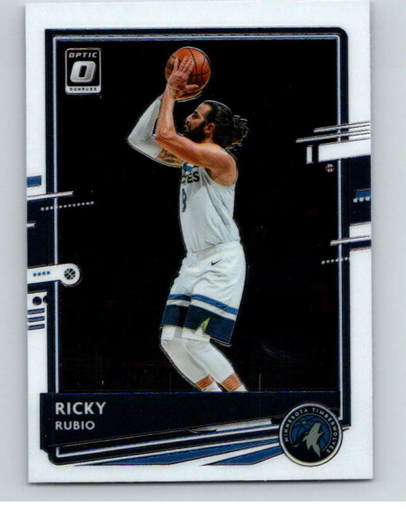 2020-21 Donruss Optic #138 Ricky Rubio Minnesota Timberwolves V86795 Image 1