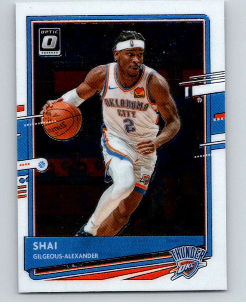 2020-21 Donruss Optic #143 Shai Gilgeous-Alexander Thunder V86797 Image 1