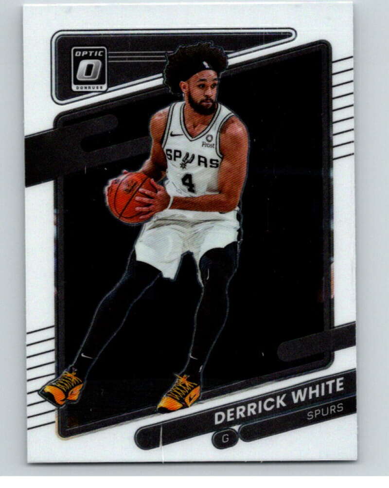 2021-22 Donruss Optic #4 Derrick White San Antonio Spurs V86800 Image 1