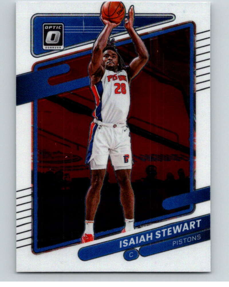 2021-22 Donruss Optic #12 Isaiah Stewart Detroit Pistons V86803 Image 1
