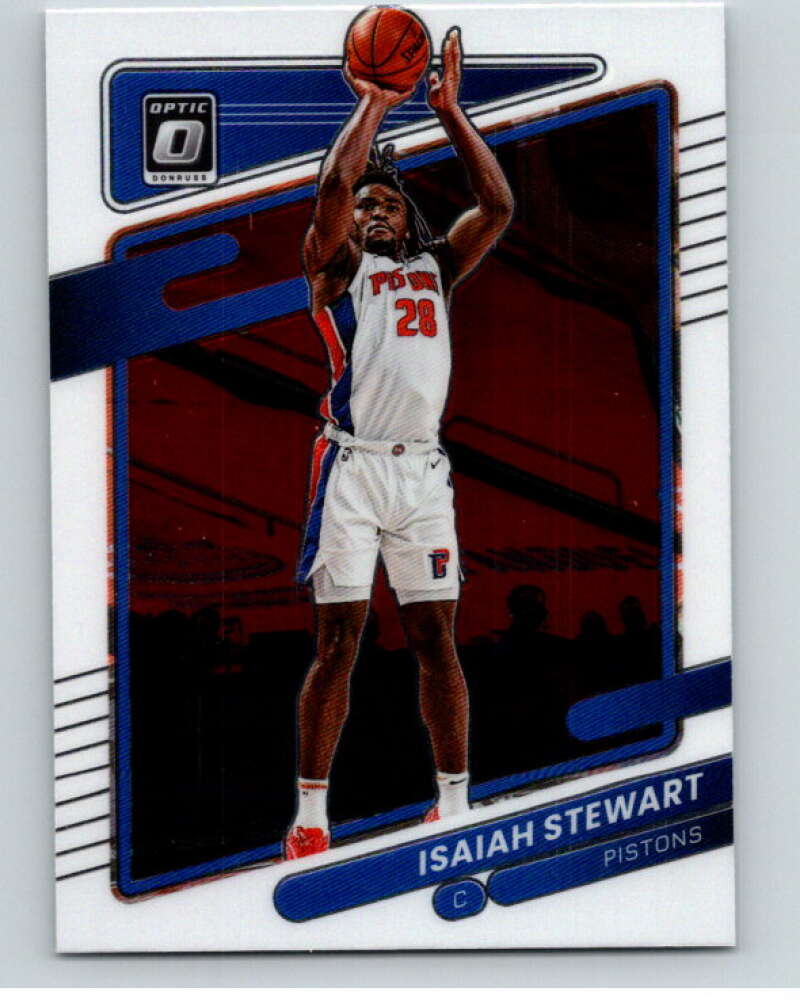 2021-22 Donruss Optic #12 Isaiah Stewart Detroit Pistons V86804 Image 1