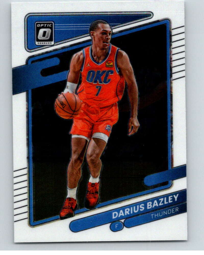 2021-22 Donruss Optic #27 Darius Bazley Oklahoma City Thunder V86817 Image 1