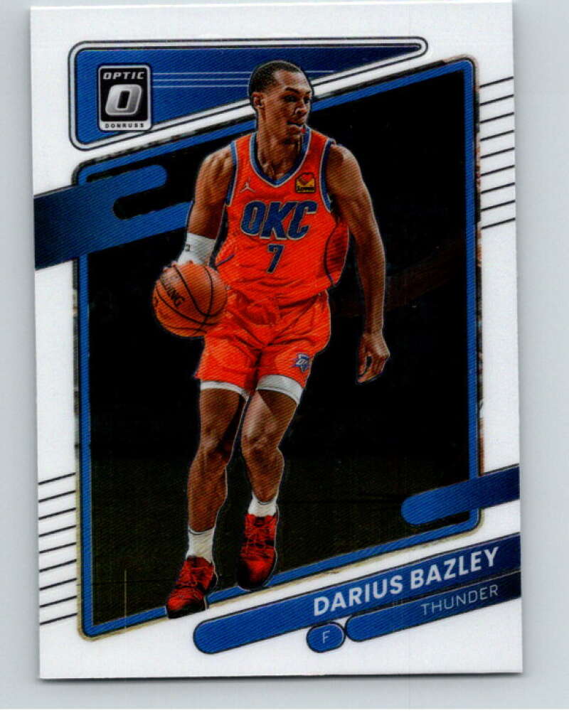 2021-22 Donruss Optic #27 Darius Bazley Oklahoma City Thunder V86819 Image 1