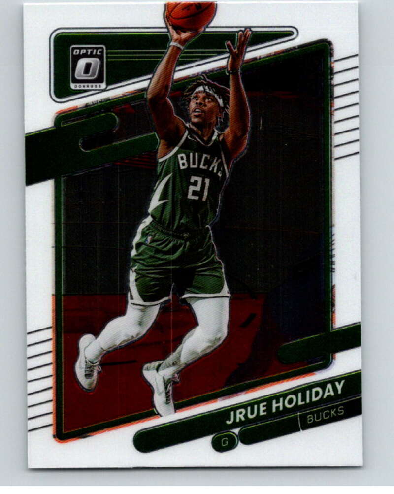 2021-22 Donruss Optic #40 Jrue Holiday Milwaukee Bucks V86830 Image 1