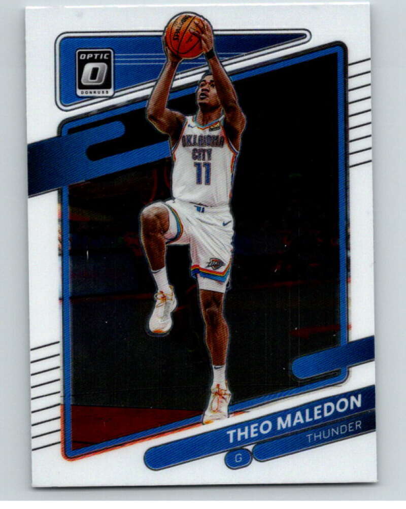 2021-22 Donruss Optic #58 Theo Maledon Oklahoma City Thunder V86841 Image 1