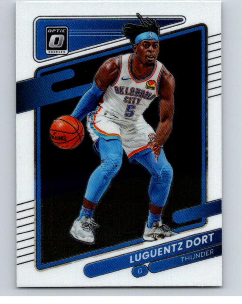 2021-22 Donruss Optic #78 Luguentz Dort Oklahoma City Thunder V86855 Image 1
