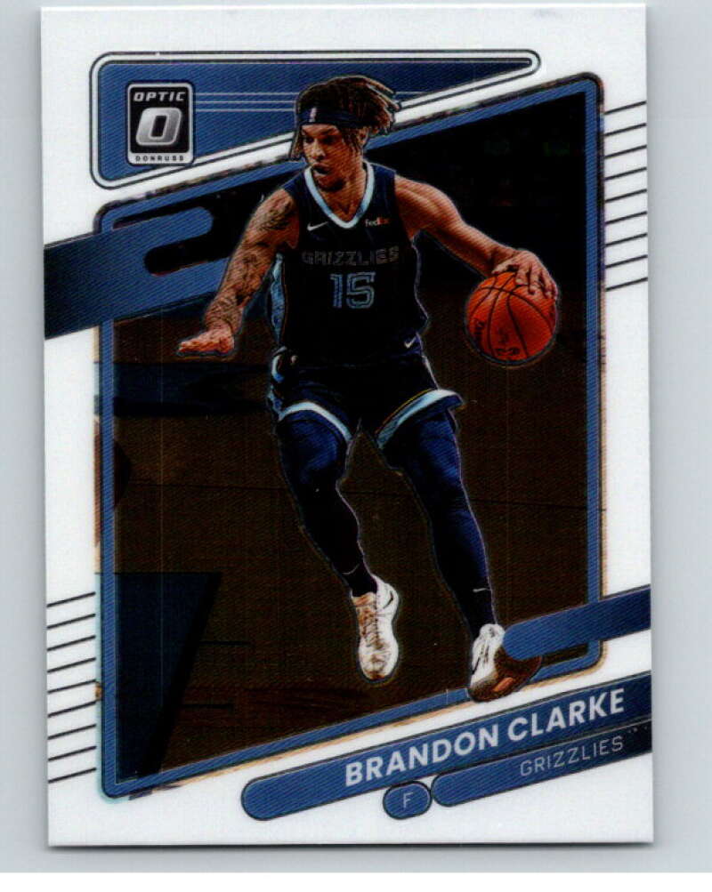 2021-22 Donruss Optic #82 Brandon Clarke Memphis Grizzlies V86860 Image 1