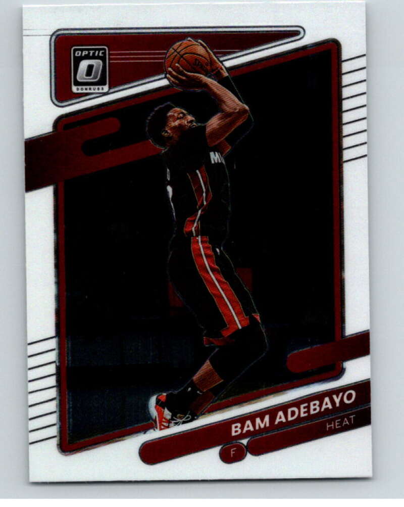 2021-22 Donruss Optic #148 Bam Adebayo Miami Heat V86894 Image 1