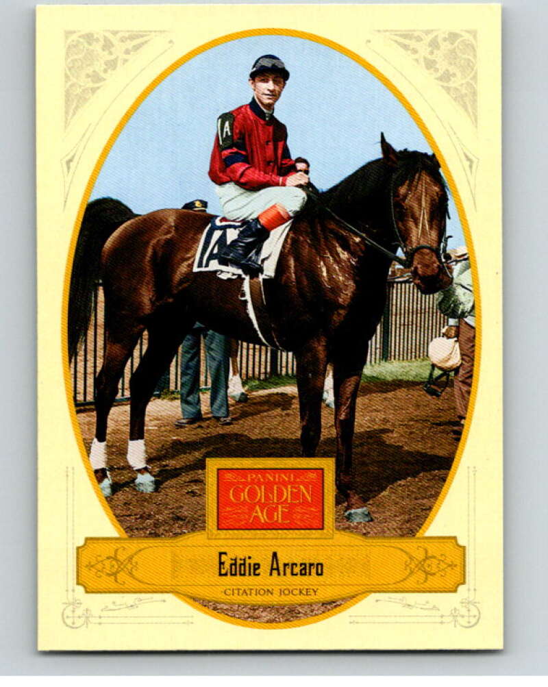 2012 Panini Golden Age #38 Eddie Arcaro V86939 Image 1