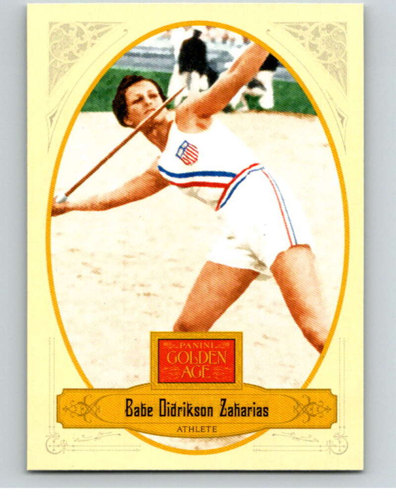 2012 Panini Golden Age #50 Babe Didrikson Zaharias V86952 Image 1