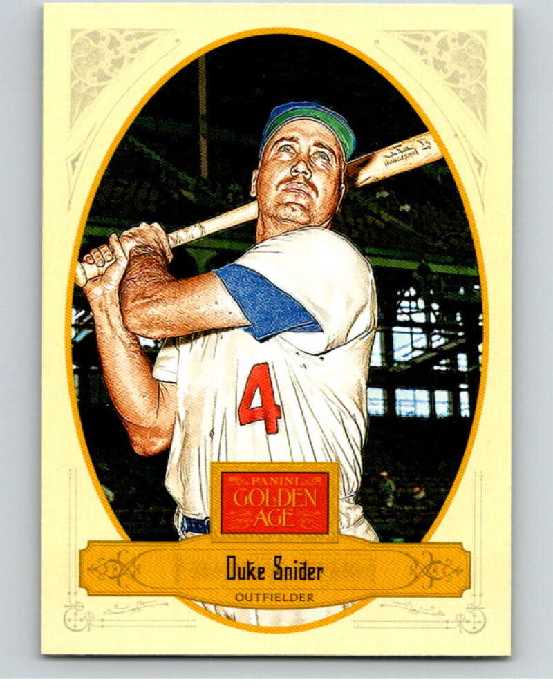 2012 Panini Golden Age #68 Duke Snider V86970 Image 1