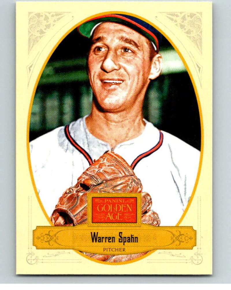 2012 Panini Golden Age #79 Warren Spahn V86980 Image 1