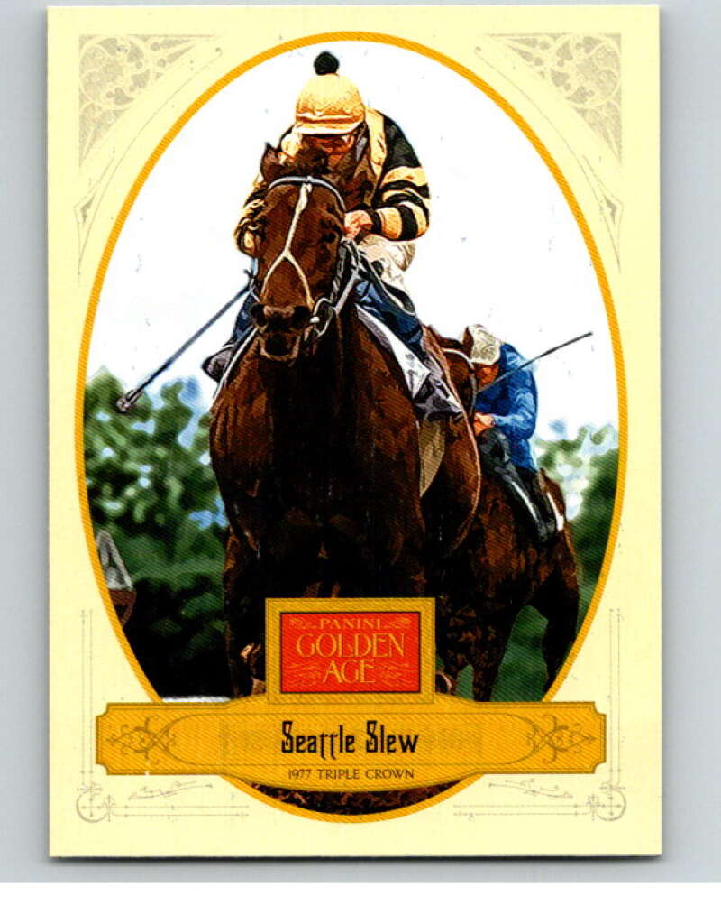 2012 Panini Golden Age #114 Seattle Slew V87011 Image 1