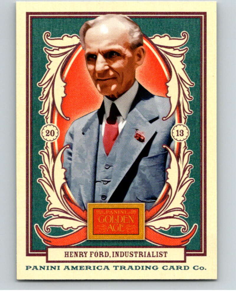 2013 Panini Golden Age #6 Henry Ford V87050 Image 1