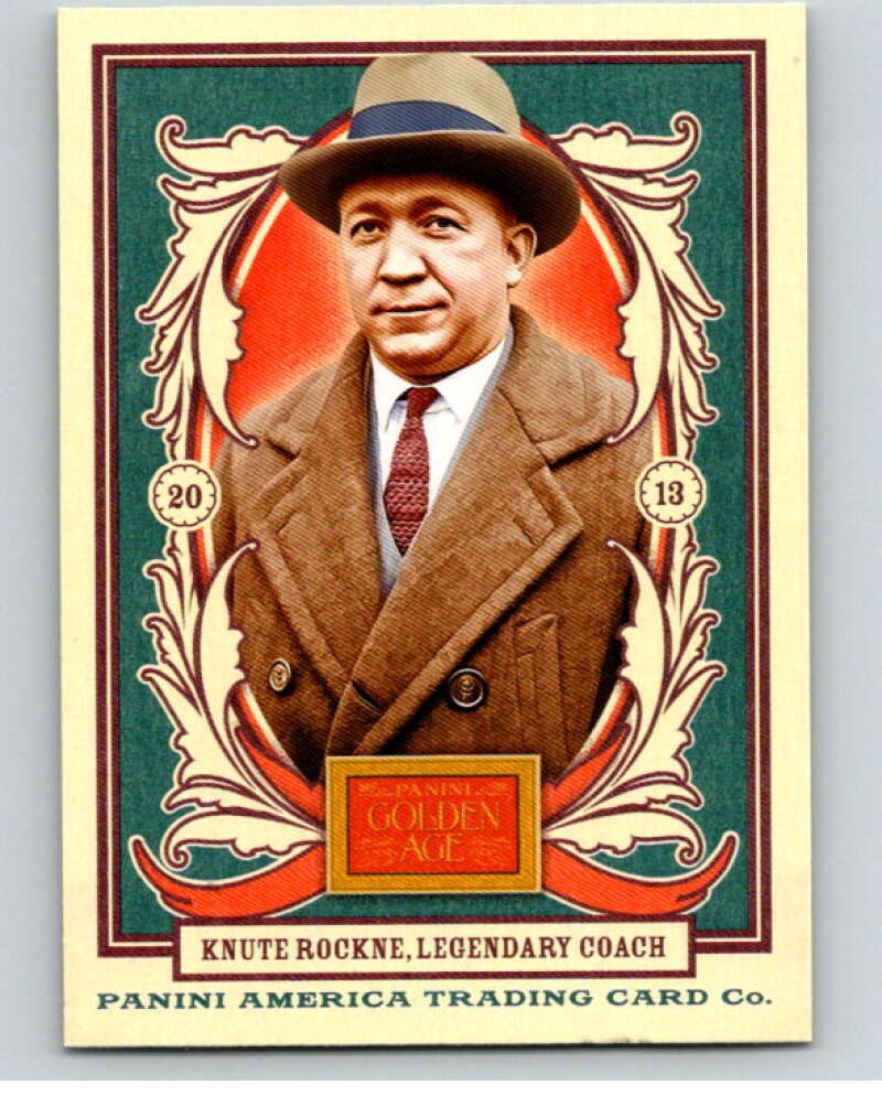 2013 Panini Golden Age #18 Knute Rockne V87059 Image 1