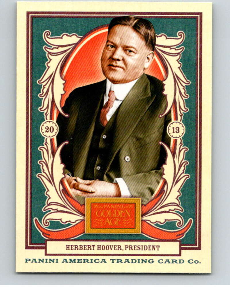 2013 Panini Golden Age #35 Herbert Hoover V87072 Image 1