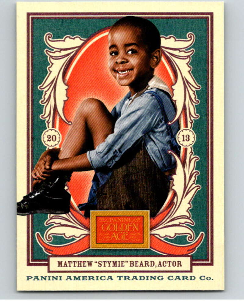 2013 Panini Golden Age #38 Stymie Beard V87073 Image 1